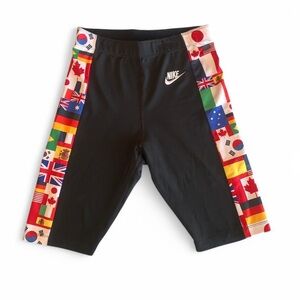 Nike bike 🚲 shorts Olympic flags spin